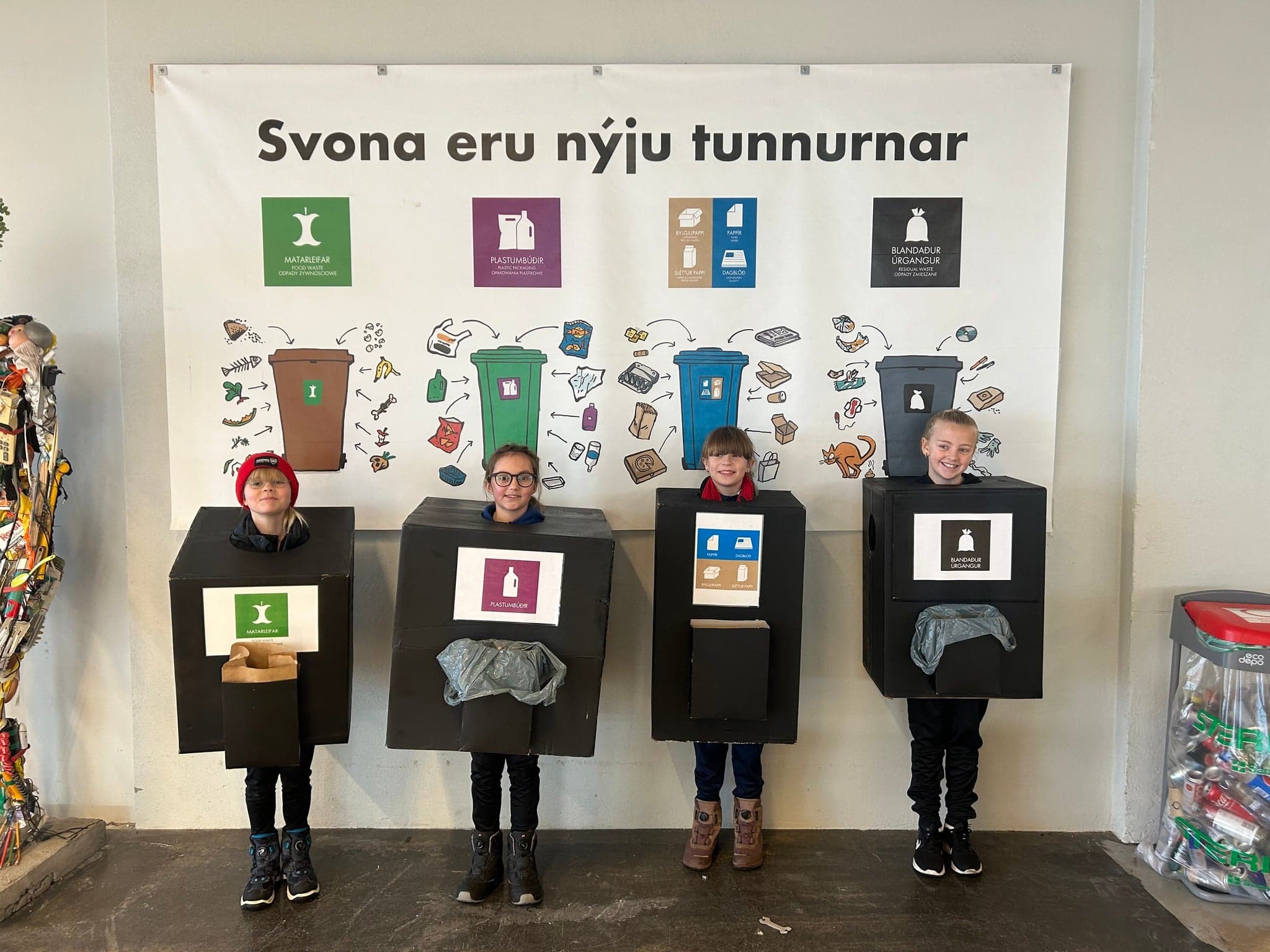 Öskutunnur á öskudaginn